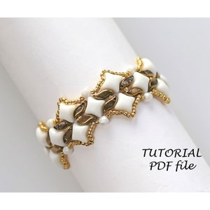 Beaded Bracelet Tutorial Beading Pattern StormDuo WibeDuo Beads Step-by-Step Jewelry Instructions DIY Weaving Design Guide PDF Rumba