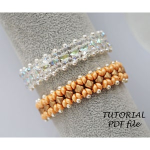 Simple Bead Pattern Easy Beading Tutorial Fast Beaded - Etsy