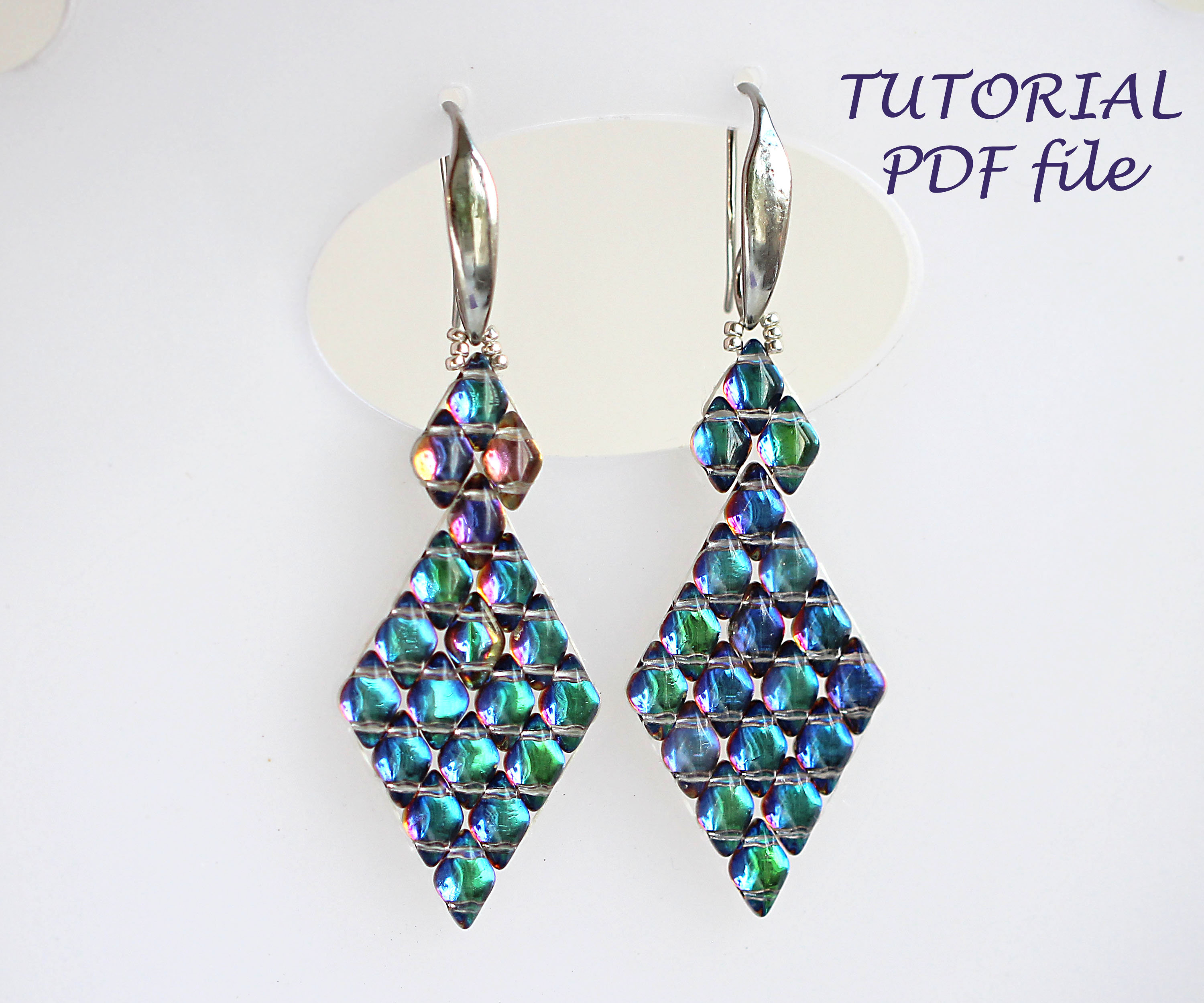 Beaded Earrings Tutorial Earrings Tutorial Bead Earrings Tutorial
