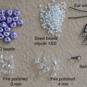 Snowflake Tutorial, Beaded Pendant Tutorial; Easy, Simple Bead Pattern ...