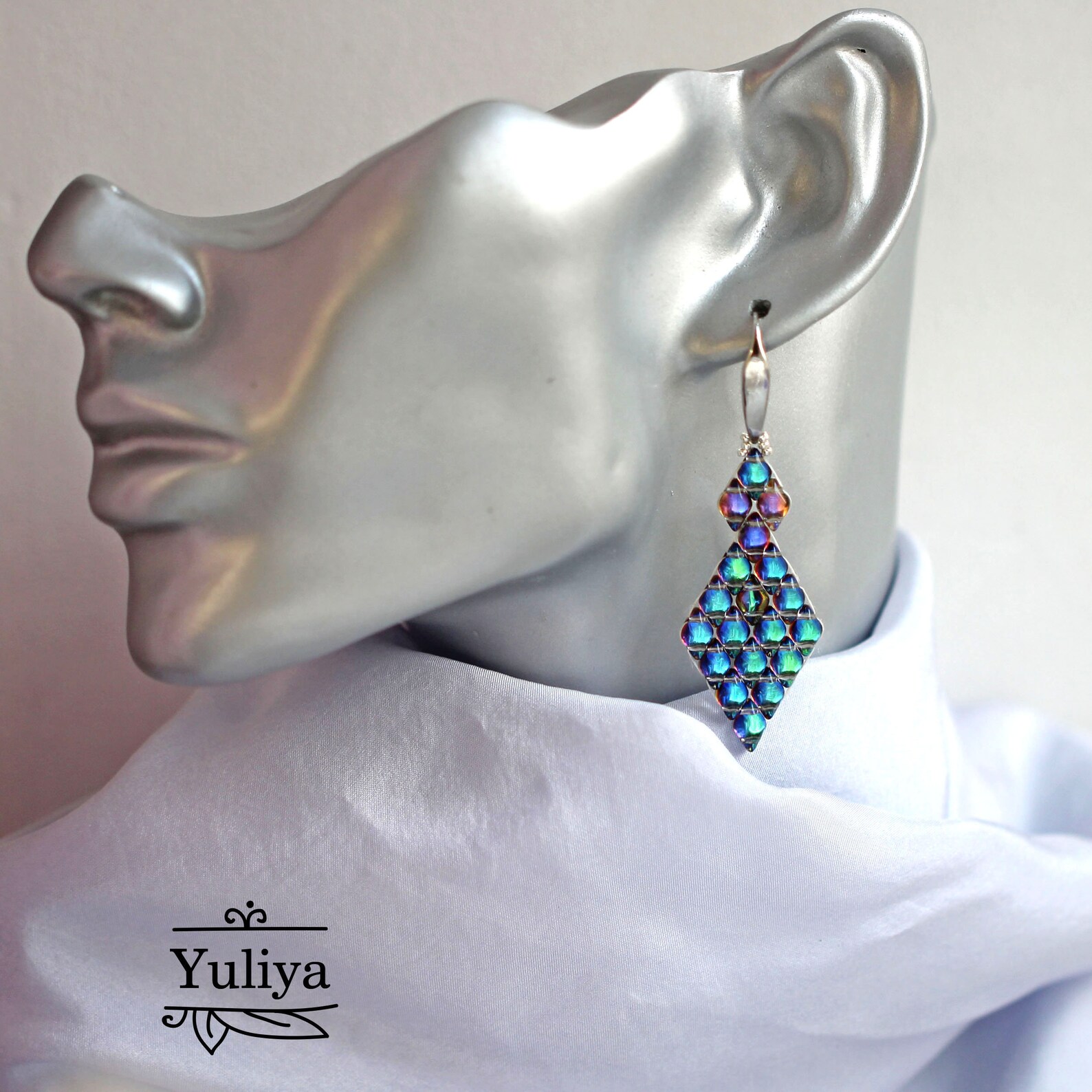 Beaded Earrings Tutorial Earrings Tutorial Bead Earrings Tutorial