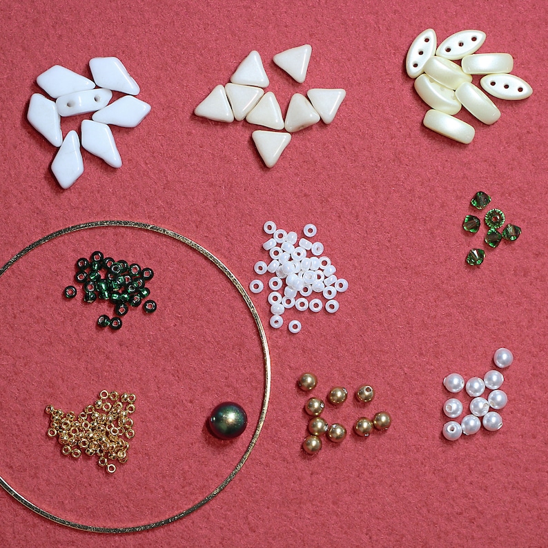 Beading pattern Pendant tutorial Bead mandala tutorial Etsy