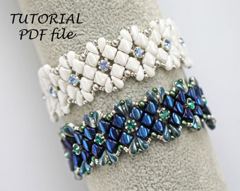 Bead tutorial, Beading tutorial, Pattern beaded bracelet, Bead weaving tutorial, Bead jewelry tutorial, Beaded pattern bracelet Lilia pdf