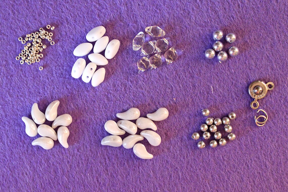 Beaded jewelry tutorial Simple bracelet tutorial Bridal bead Etsy