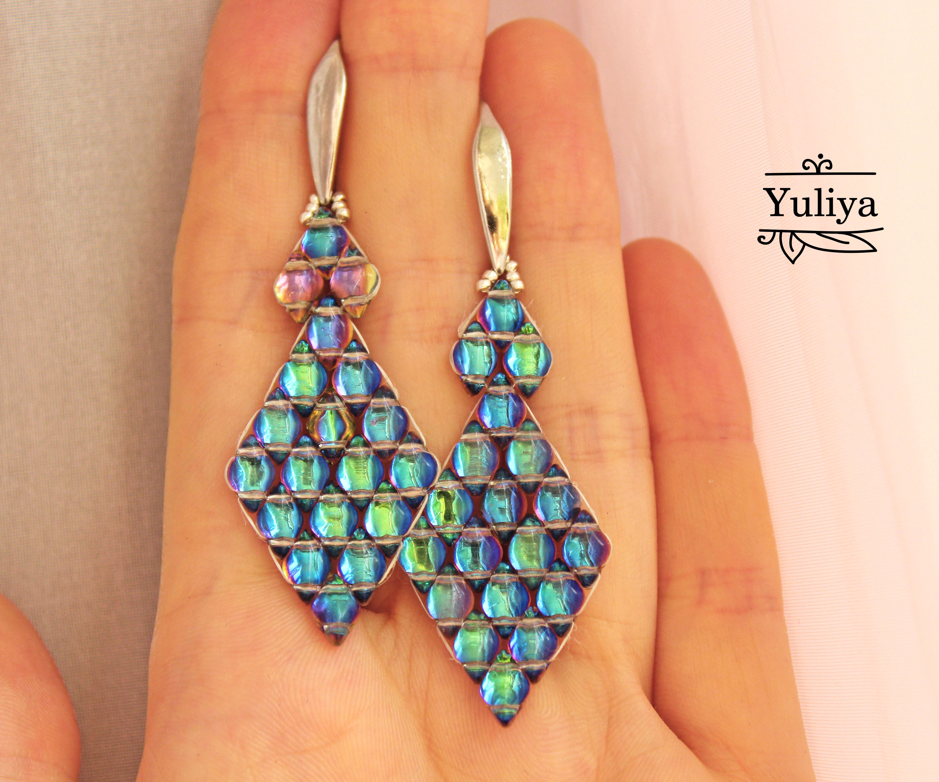 Beaded Earrings Tutorial Earrings Tutorial Bead Earrings Tutorial