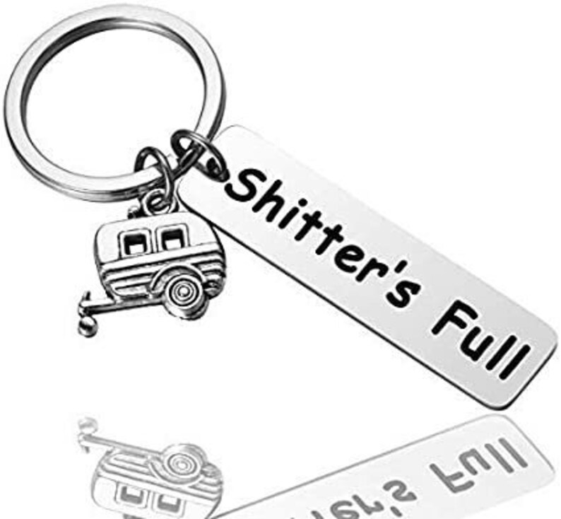 Shitter's Full Funny Novelty Gift Keychain Griswold Etsy UK