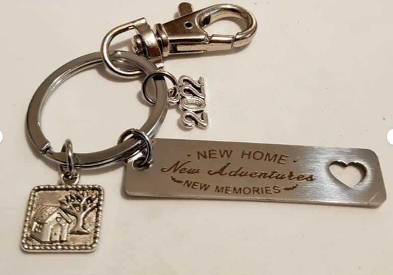 Stainless Steel 2024 new Home new Adventures Keychain