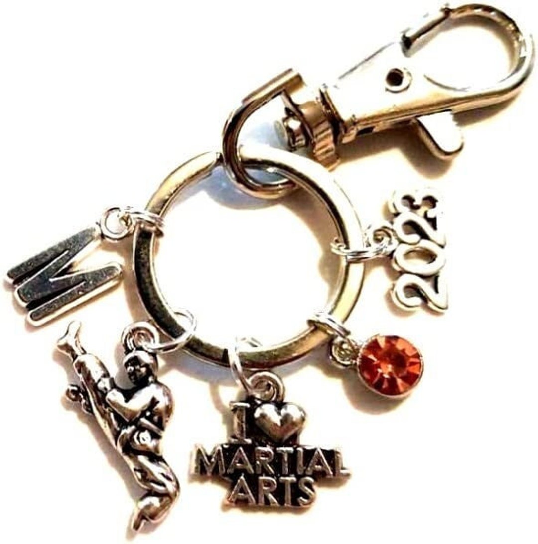 Personalised Martial Arts Keychain With the Year Initials & Etsy UK
