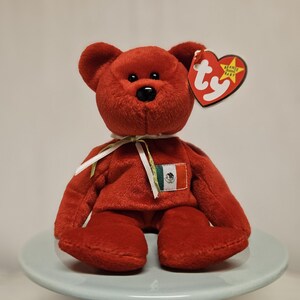 Ty "Osito" the Bear Beanie Baby, 5th Generation Tag, Vintage, Rare, and Retired