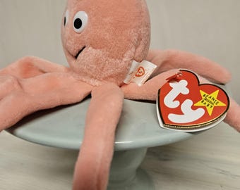 ty ビニーベイビー タコ Blinky New! Ty Beanie Babies 30th