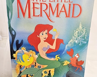 Vintage Walt Disney The Little Mermaid Hardcover Children's Book by Gallery Books 1986