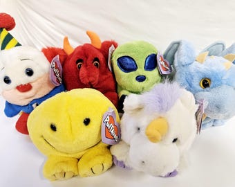 Dan Dee, Tickle Wiggle, Smiley Face, Halloween, Pumpkin, Plush