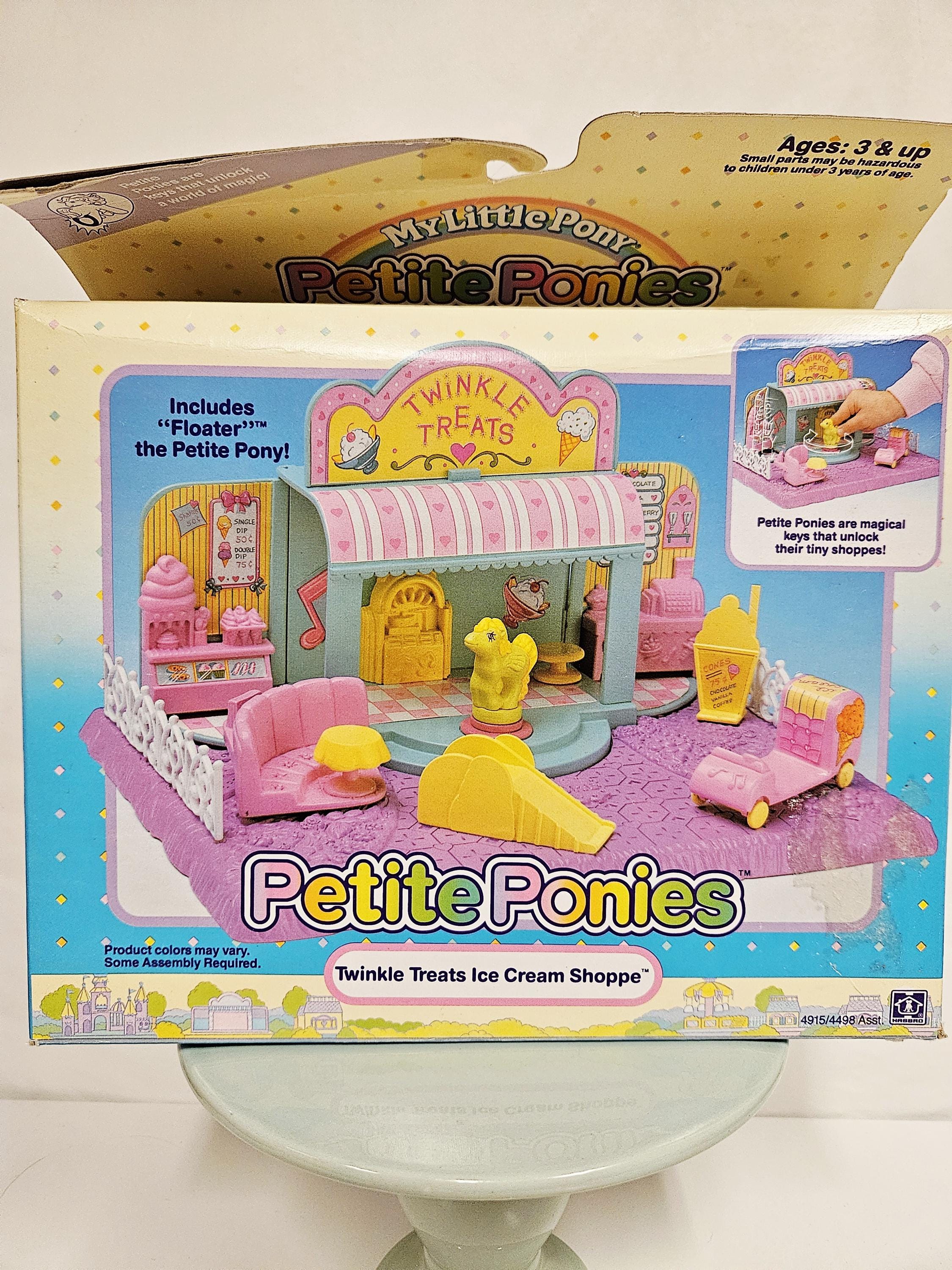 Vintage 1980s My Little Pony Petite Ponies Playsets, NIB Whinny