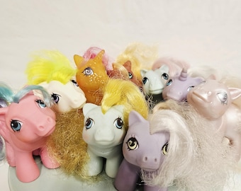 Vintage G1 My Little Baby & Newborn Ponies, Pick Pony, 1980er Jahre von Hasbro