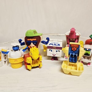 McDonald&#39;s Vintage Transformer Robot, McDino Changeables, Happy Meal Toys 1980&#39;s/1990&#39;s-You Pick Toy