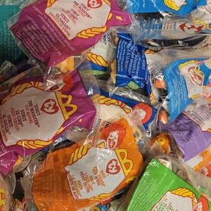 Ty Teenie Beanie Babies, McDonald&#39;s Happy Meal Toys- You Pick Beanie