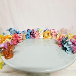 Vintage My Little Pony Petite Brush Ponies, Pick Pony, 1990 von Hasbro