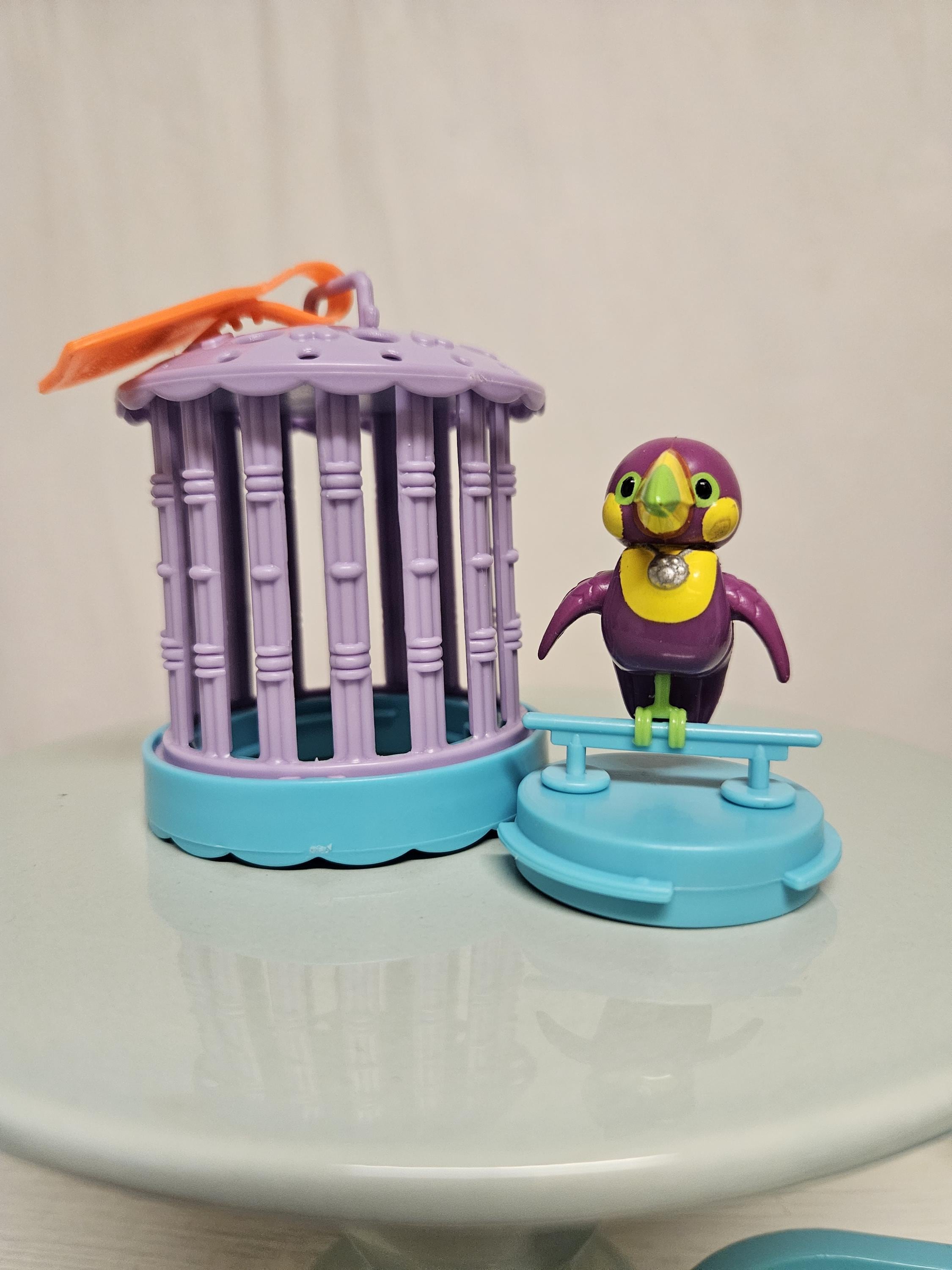 Vintage Littlest Pet Shop Ticklish Toucan With Cozy Cage 1992 by