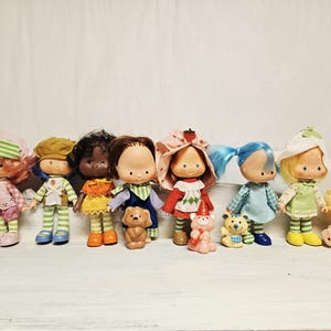 Vintage Strawberry Shortcake Dolls | 1980s American Greetings | Collectible Dolls with Pets & Outfits, 1980's by Kenner