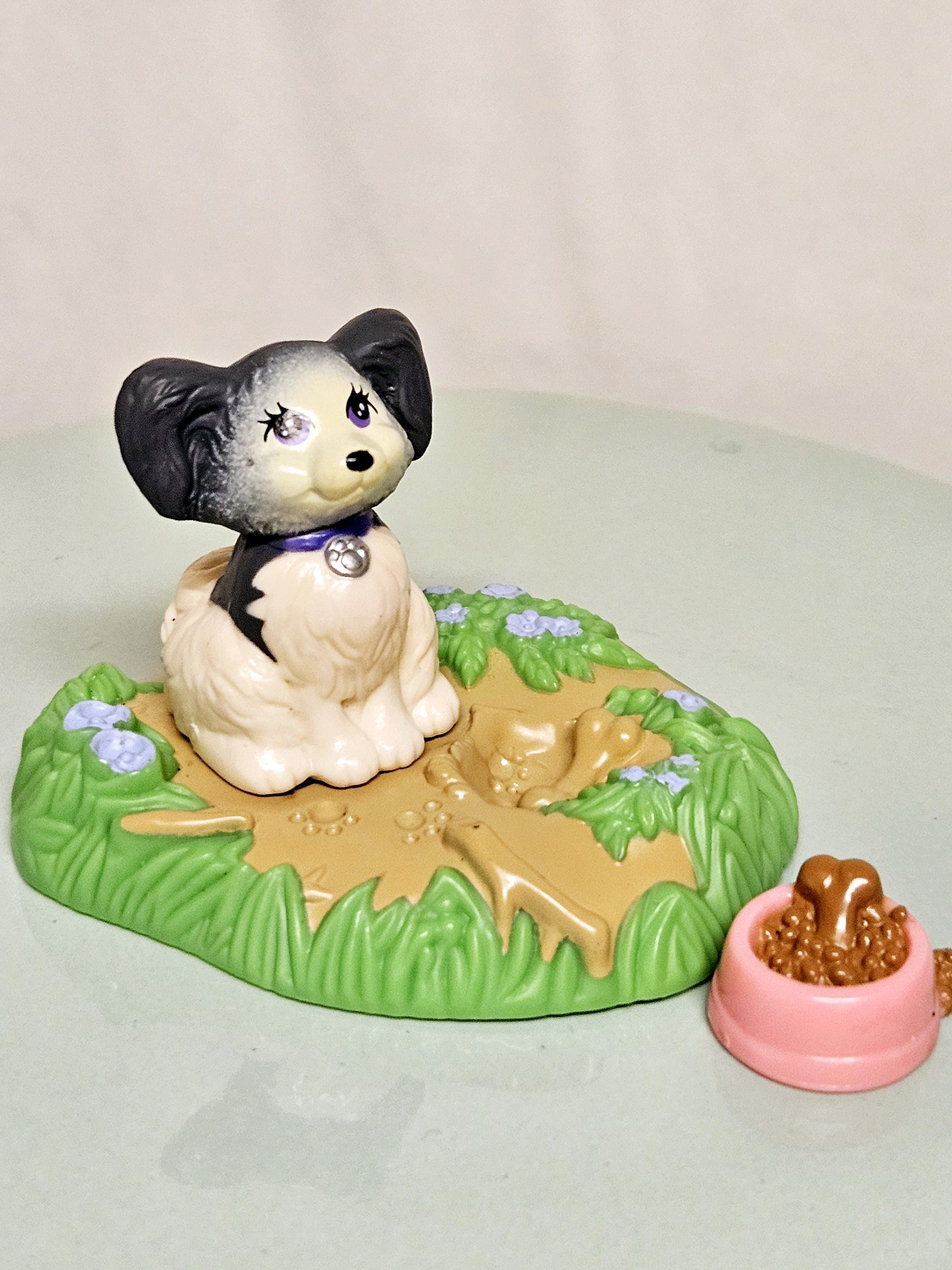 Vintage Littlest Pet Shop Lil' Paw Prints Puppy With Stamper 1992