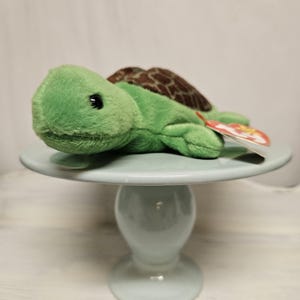 Ty &quot;Speedy&quot; the Turtle Beanie Baby, 4th Generation, Vintage, Rare, and Retired