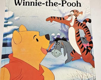 Vintage Walt Disney Winnie the Pooh Hardcover Children's Book by