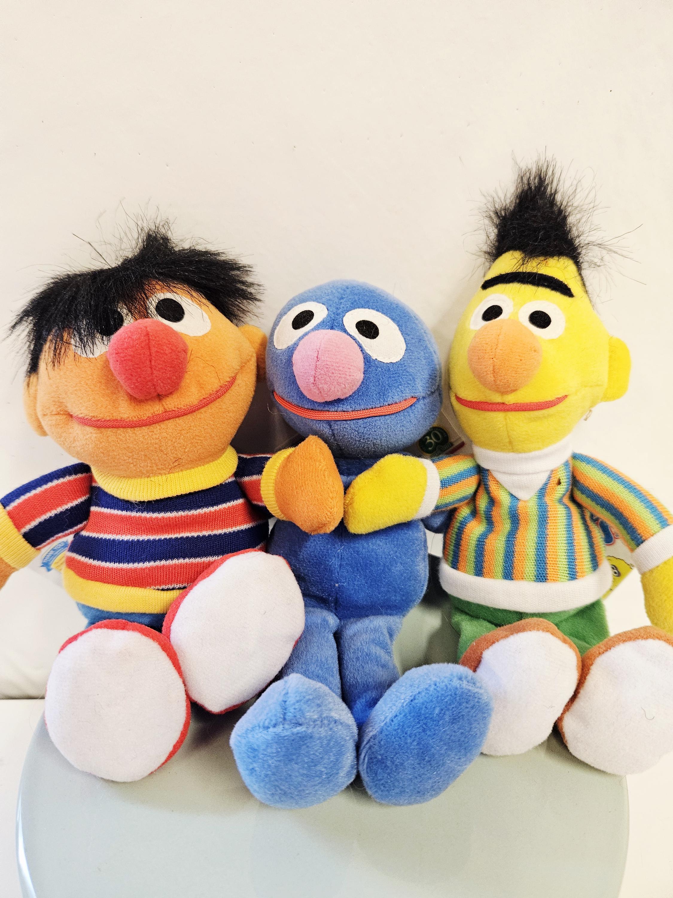 Vintage Sesame Street Beanie Babies-bert, Ernie, & Grover-you Pick