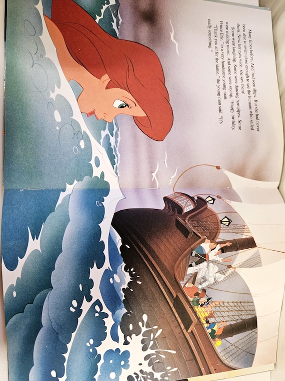 ヴィンテージ ウォルト ディズニー リトル マーメイド ハードカバー