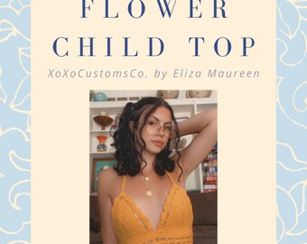 Patrón de blusa "Flower Child"