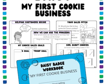 Girl Scout Daisy My First Cookie Business Badge Booklet - Girl Scouts Daisies - Printable, Download