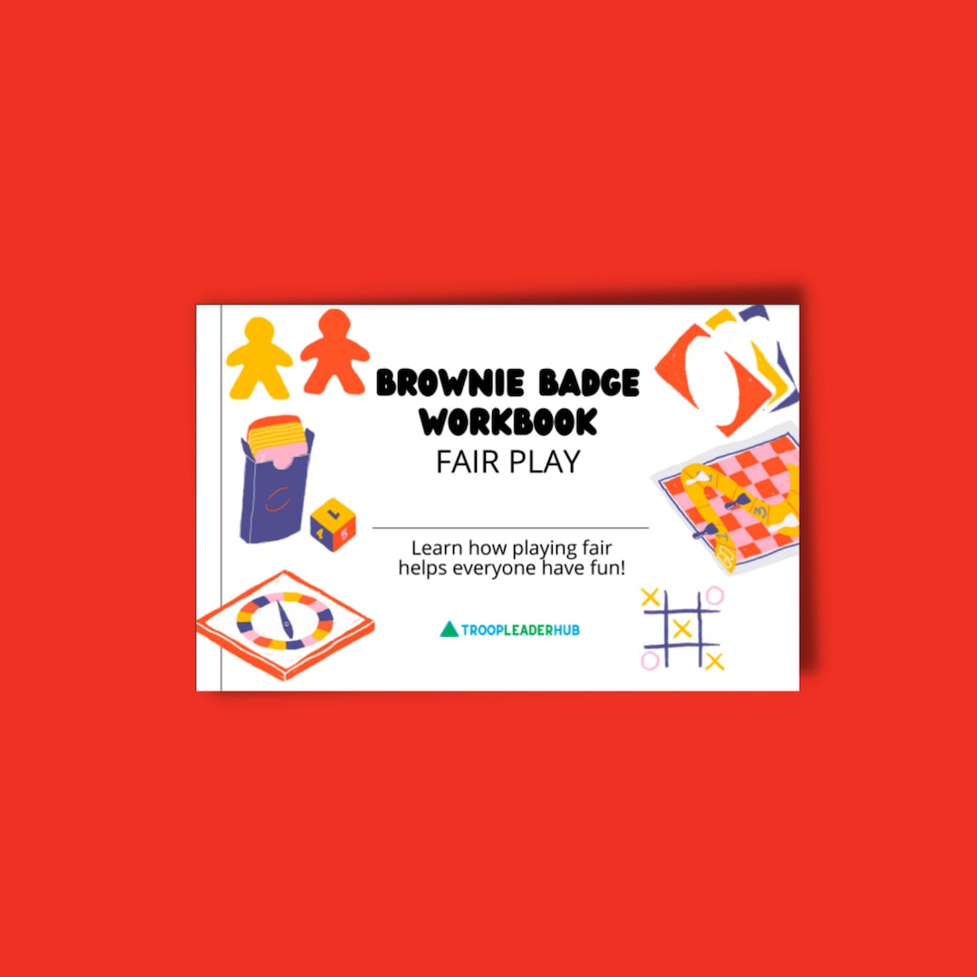 Girl Scout Brownie Fair Play Badge Booklet Printable Etsy