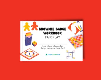 Girl Scout Brownie Fair Play Badge Boekje - Afdrukbaar