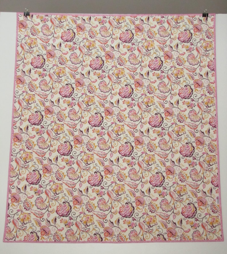 Baby Gifts Crib Quilts Pink /& Yellow Floral Baby Quilt Baby Quilts Baby Quilt Crib Quilt Baby Shower Gift