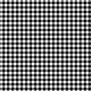 CUSTOM Gingham Doll Mattress & Pillow | IKEA Duktig Bedding | Cat, Bunny, Pet Bed black gingham