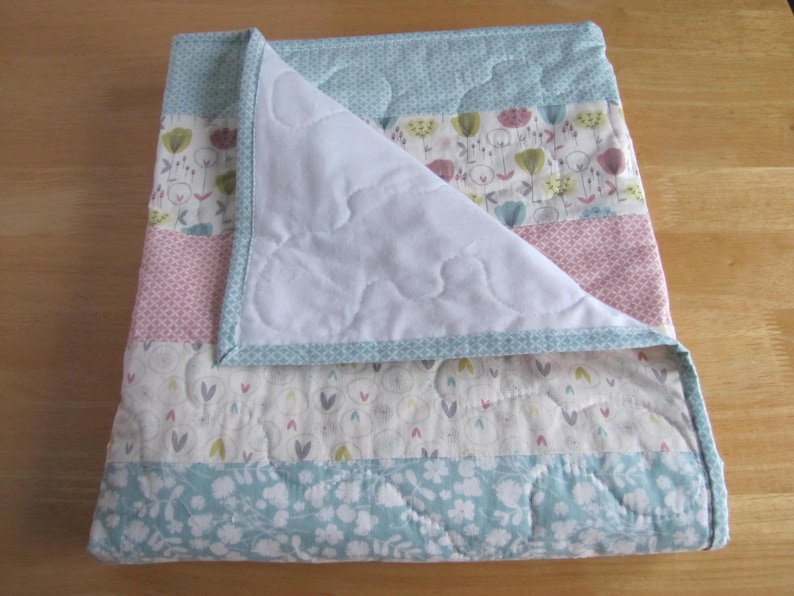 Pastel Floral Quilt Baby Shower Gift Baby Quilts Crib Quilt Baby Gifts Crib Quilts Baby Quilt
