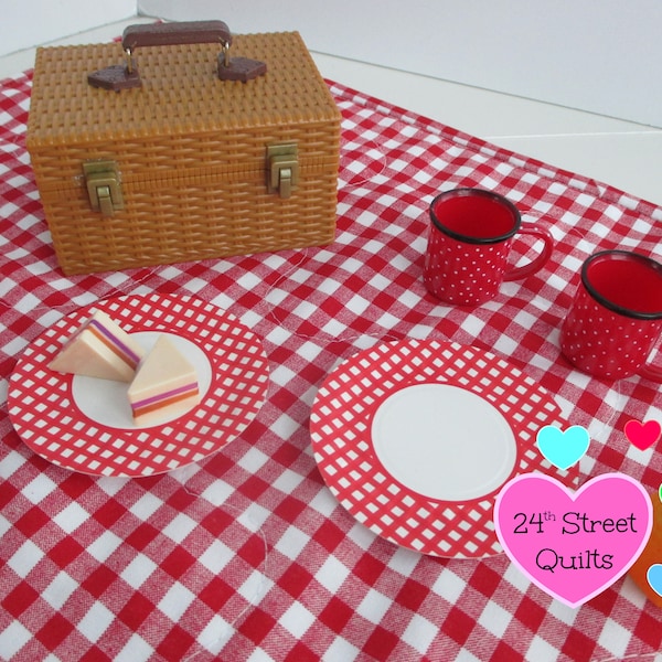 Doll Picnic Table Etsy