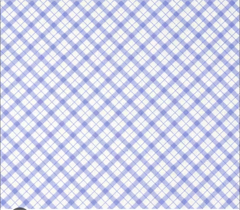 CUSTOM Gingham Doll Mattress & Pillow | IKEA Duktig Bedding | Cat, Bunny, Pet Bed lavender diagonal
