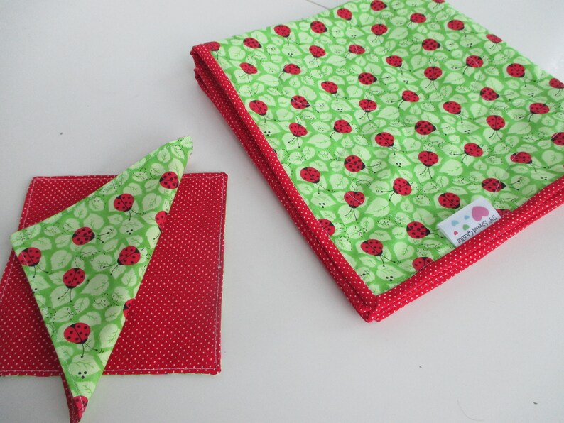 Doll Picnic Blanket & Napkins American Girl / Boy Doll Etsy