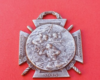 civ - Médaille jeu floriau Languedoc , Vente aux enchères : Militaria