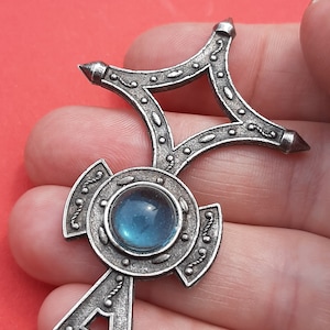 Vintage Tuareg cross, Tuareg tribal ethnic Cross amulet