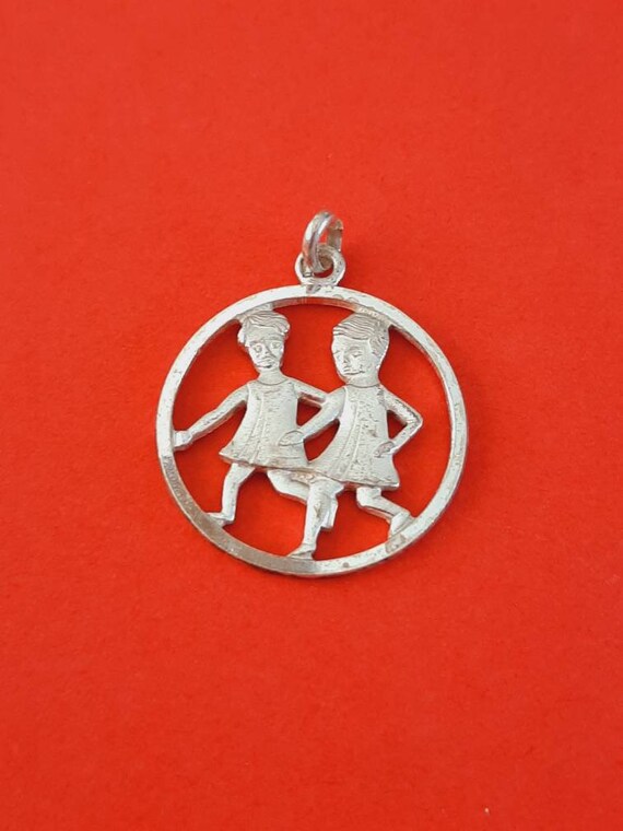 Lot De 9 Breloques (charms) Vintage En Argent Sterling 925 - Thème Voyage - Canada Années 30-50