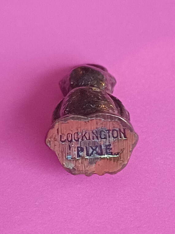 Vintage brass pixie charm, old pixie charm, pixie… - image 12