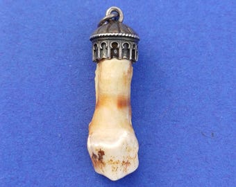 Joyas vintage del sur de Baviera, Charivari antiguo, Schmuckkette Bayern, joyas de caza bávaras, joyas de talismán, plata 925