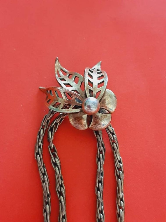 Vintage German signed chatelaine, necklace or wat… - image 3