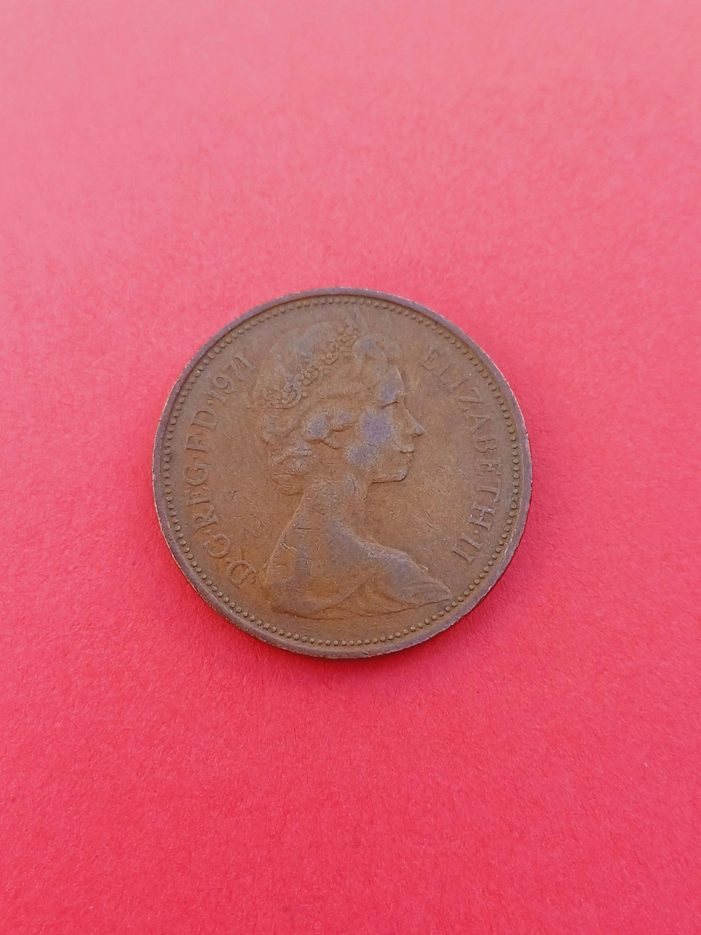 Elizabeth coin 1971 - Etsy 日本