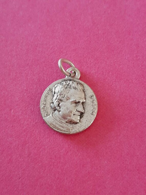 Vintage religious Catholic John Bosco charm, Joha… - image 4