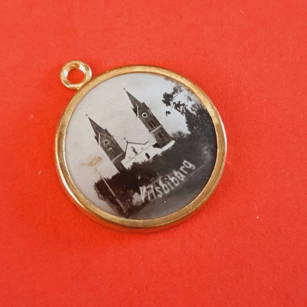 Vintage religious German charm of Vilsbiburg, Pilgrimage church Maria Hilfe, Mary Help, Vilsbiburg, Lower Bavaria, Bavaria, Germany