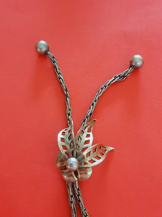 Vintage German signed chatelaine, necklace or wat… - image 7