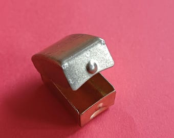 Antique brass pigeon ring box, antique pigeon band box, old pigeon ring holder, nostalgic pigeon item