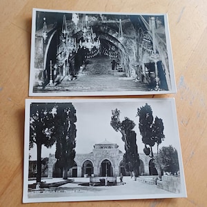 Postales fotográficas antiguas de Jerusalén, postales de Lehnert y Landrock, recuerdo antiguo de Jerusalén